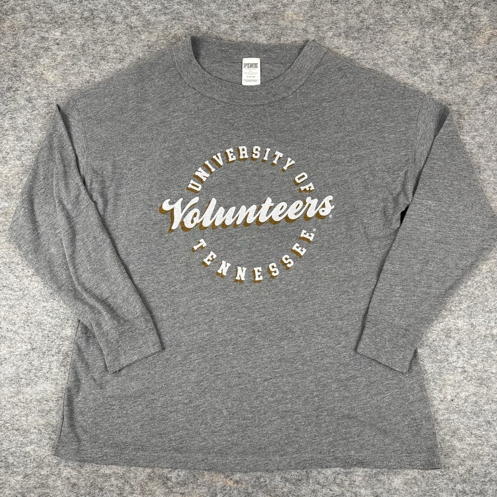 Victoria's Secret PINK Tennessee Volunteers Vols Long Sleeve T-Shirt Womens XS